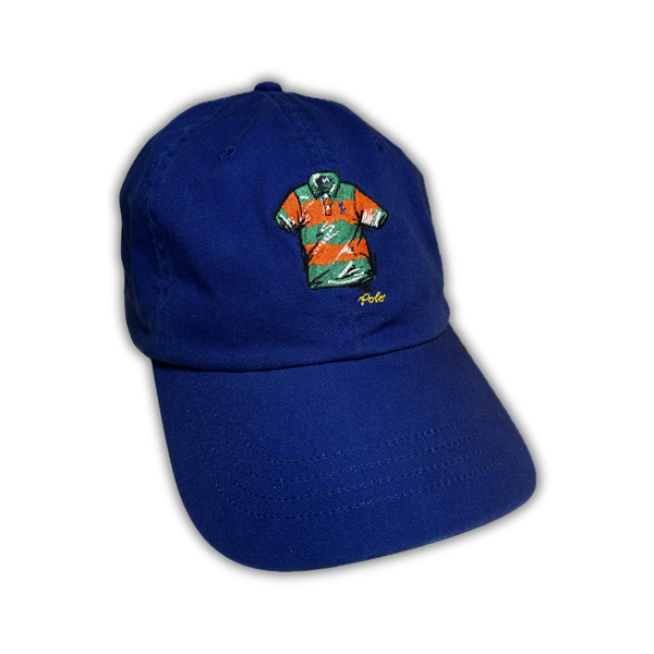 Vintage Polo Ralph Lauren Rugby Shirt Cap | Blue Strapback