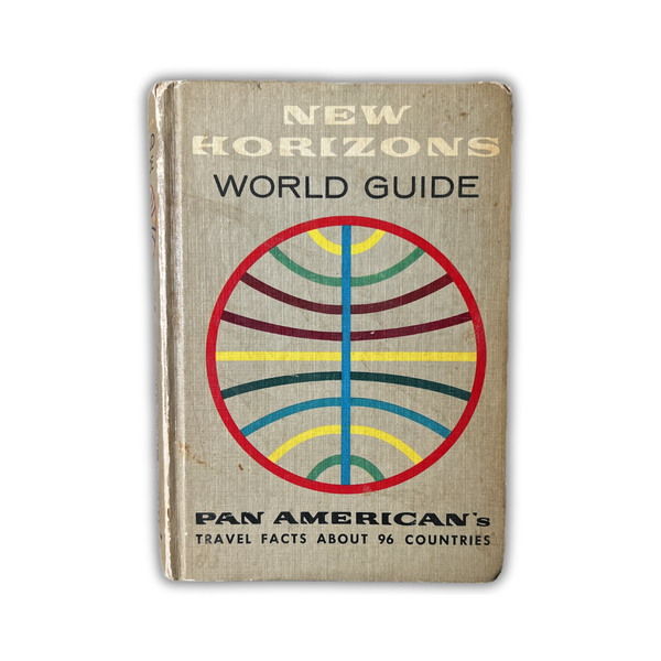 Pan American New Horizons World Guide | Vintage Pan Am Travel Book