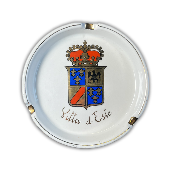 Villa d’Este Porcelain Ashtray by Richard Ginori – Vintage Italian Hotel Decor