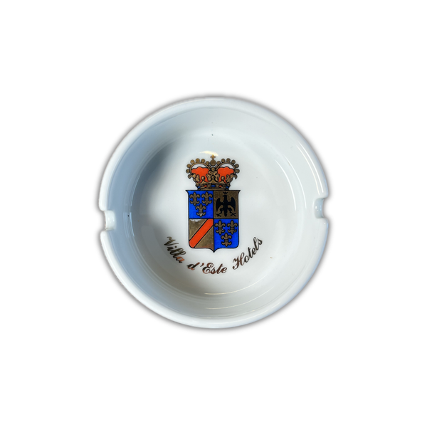 Vintage Villa d’Este Hotel porcelain ashtray from Lake Como (small)