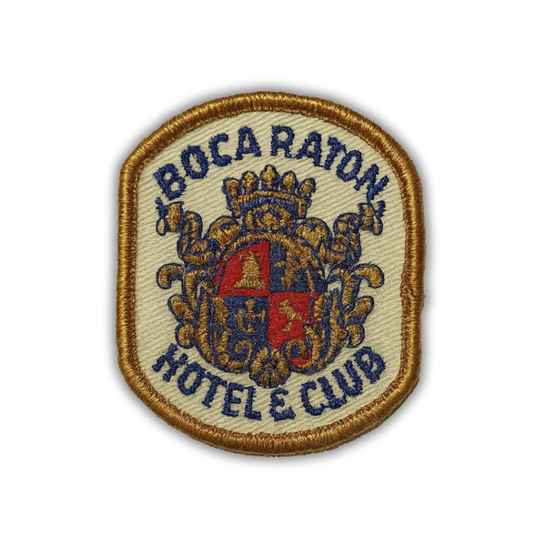 Vintage Boca Raton Hotel & Club Patch – Classic Florida Resort Crest