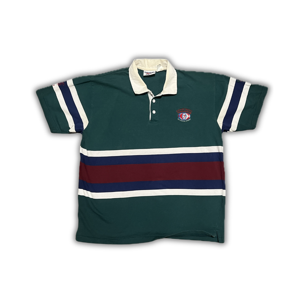 Vintage Reebok Cathay Pacific & Hong Kong Bank Invitation Sevens rugby shirt, short sleeve large