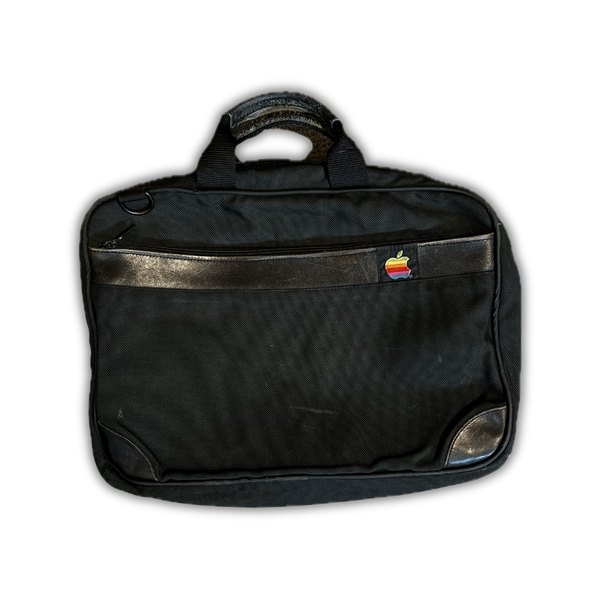 Vintage Apple Computer Carry Case with Rainbow Apple Logo