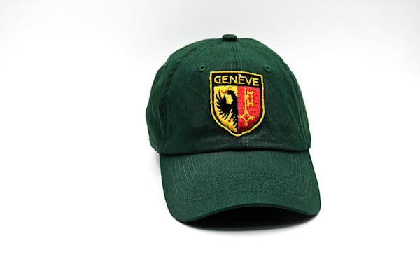Geneva Switzerland Vintage Patch Vacation Dad Hat | Studio Petrino - Limited Edition Swiss Accessory
