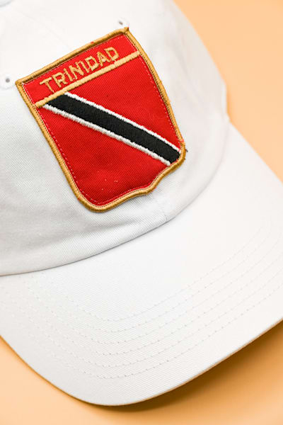 Trinidad Vintage Patch Vacation Dad Hat | Studio Petrino - Limited Edition Tropical Accessory