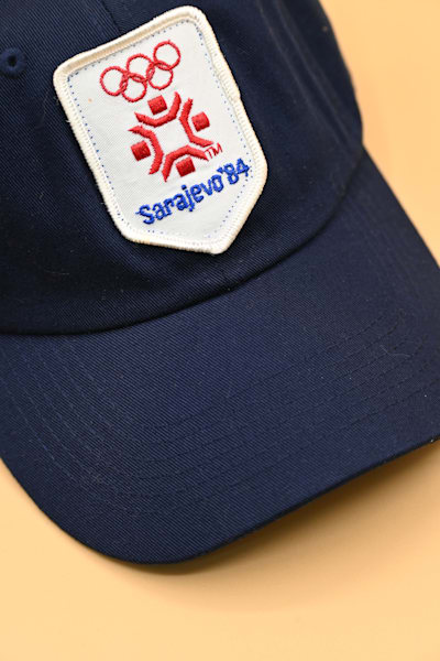 Sarajevo 1984 Winter Olympics Vintage Patch Vacation Dad Hat | Studio Petrino - Limited Edition Olympic Accessory