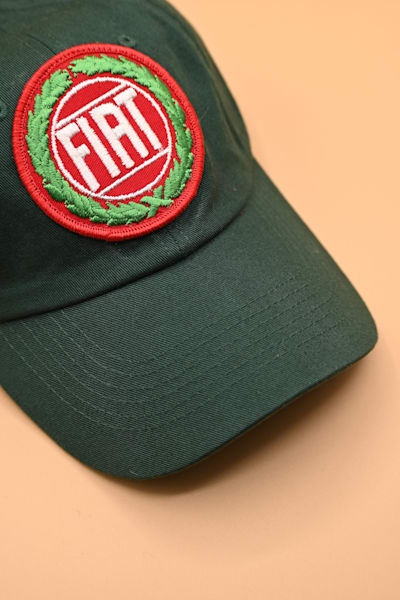 Fiat Vintage Patch Vacation Dad Hat | Studio Petrino - Limited Edition Automotive Accessory