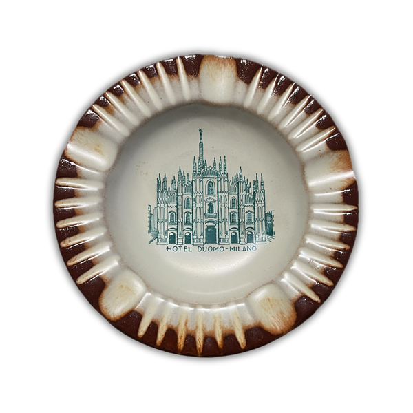 Hotel Duomo Milano Ashtray – Vintage Italian Trinket Dish