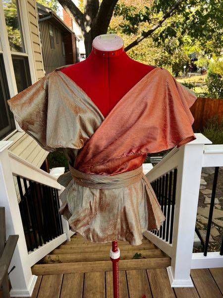 Du Pont Silk Wrap Top | Paula Acheson