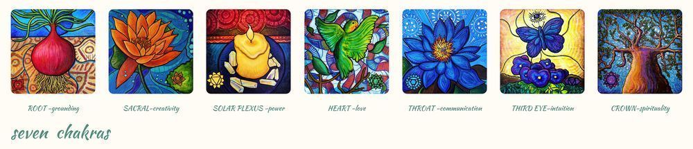 All Seven Chakras -Complete Malawian Set