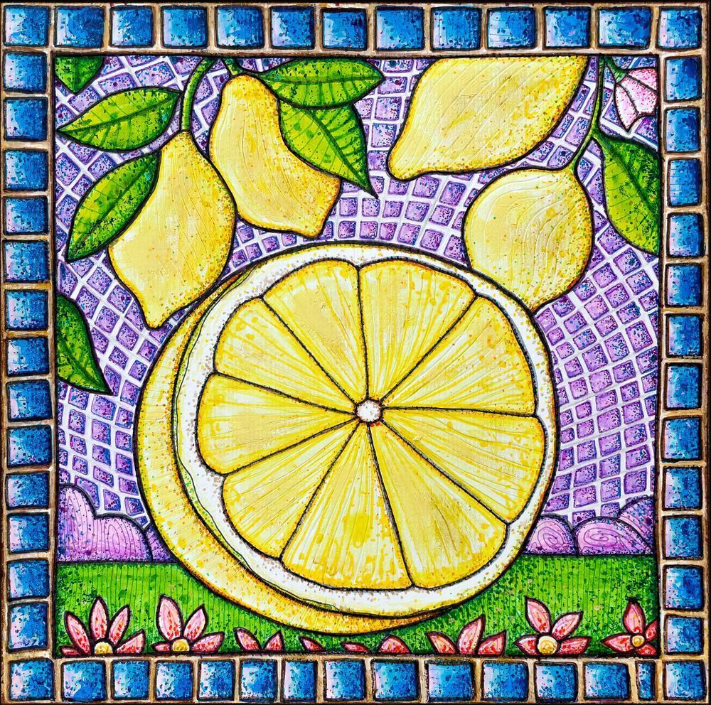 Italian Lemon Chakra Art – Solar Plexus Print (Gift Shop)