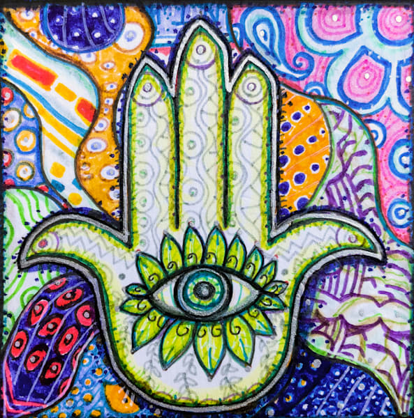 Hamsa Hand: Malawian Chitenge Vibes