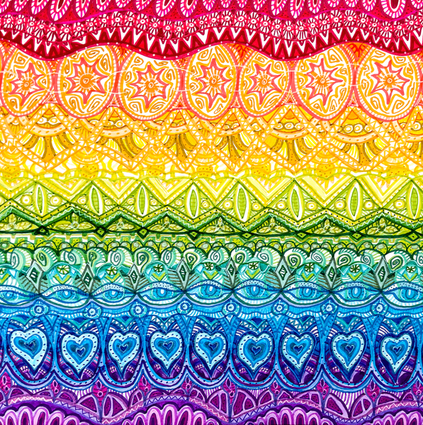 calendar rainbow