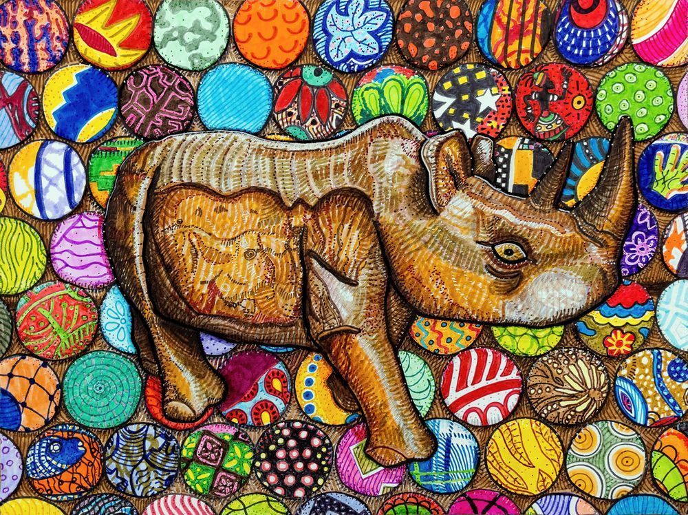 Gift Shop: Golden Rule Peaceful Rhino