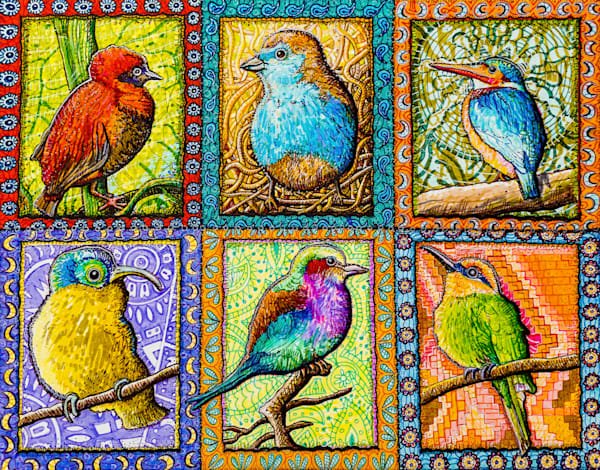Six Malawian Birds