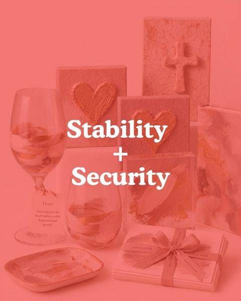 Stability + Security (Red/Magenta)
