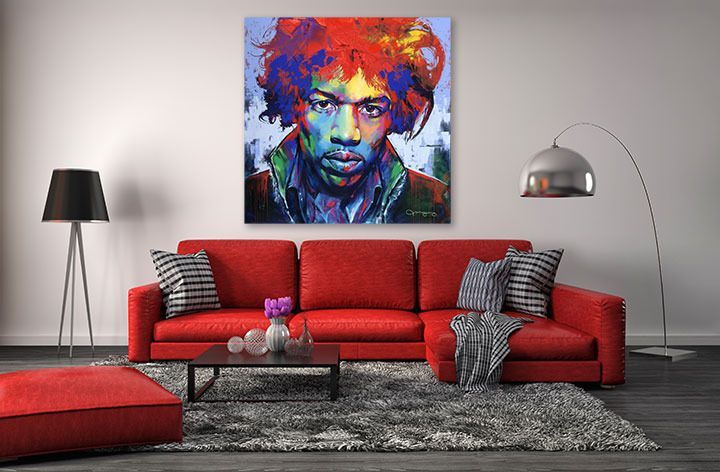 Jimi Hendrix 6 (Original) Art | J. Magurany Studios Inc.