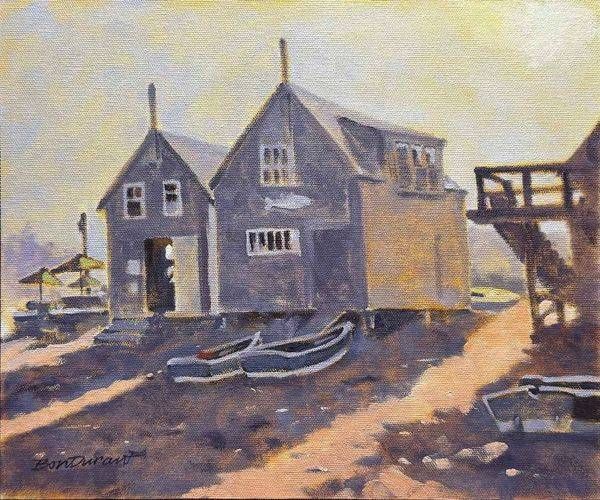 Monhegan Fish Houses Art | Steve BonDurant Fine Art LLC