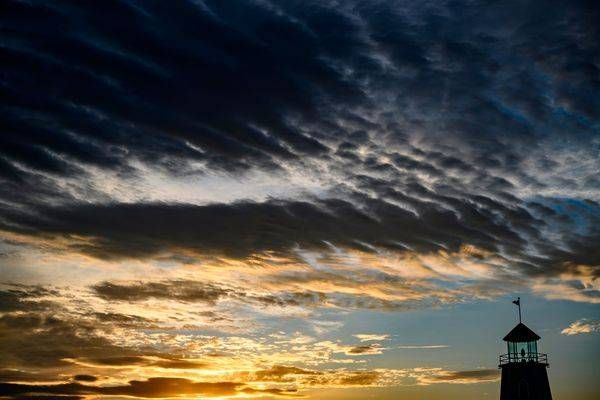Painted Skies Over Hefner