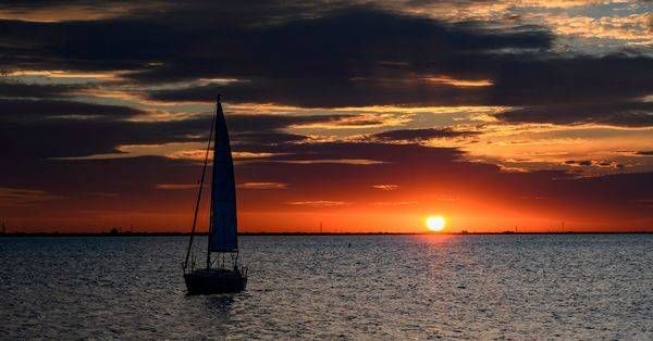 Last Light at Lake Hefner