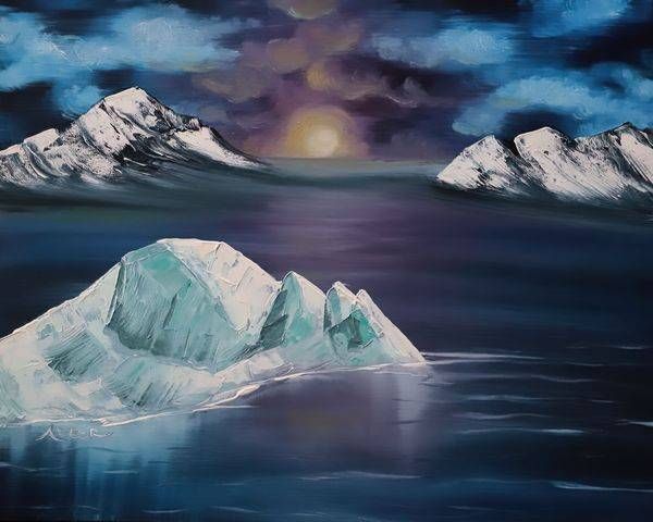 Icebergs Art | Aster's Art