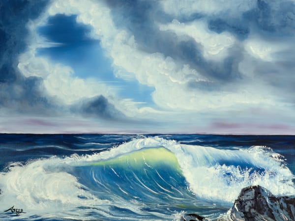 Wave Of Sun Light Art | Aster's Art