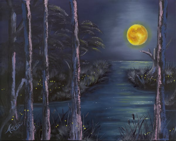 Flower Moon Art | Aster's Art
