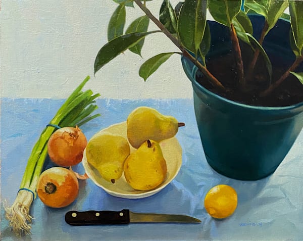 'Gleaming Greens & Golds' Art | Joe Washington Gallery