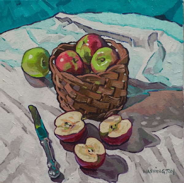 'basket With Apples' Art | Joe Washington Gallery