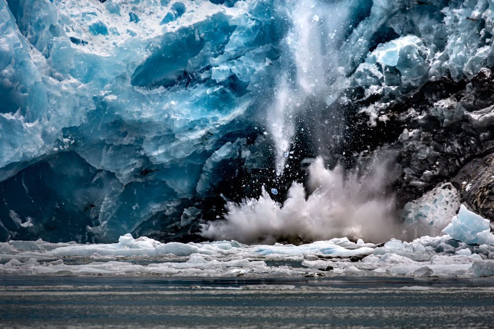 Break Free, Sawyer Glacier Photography Art | Kim Clune Daydreams
