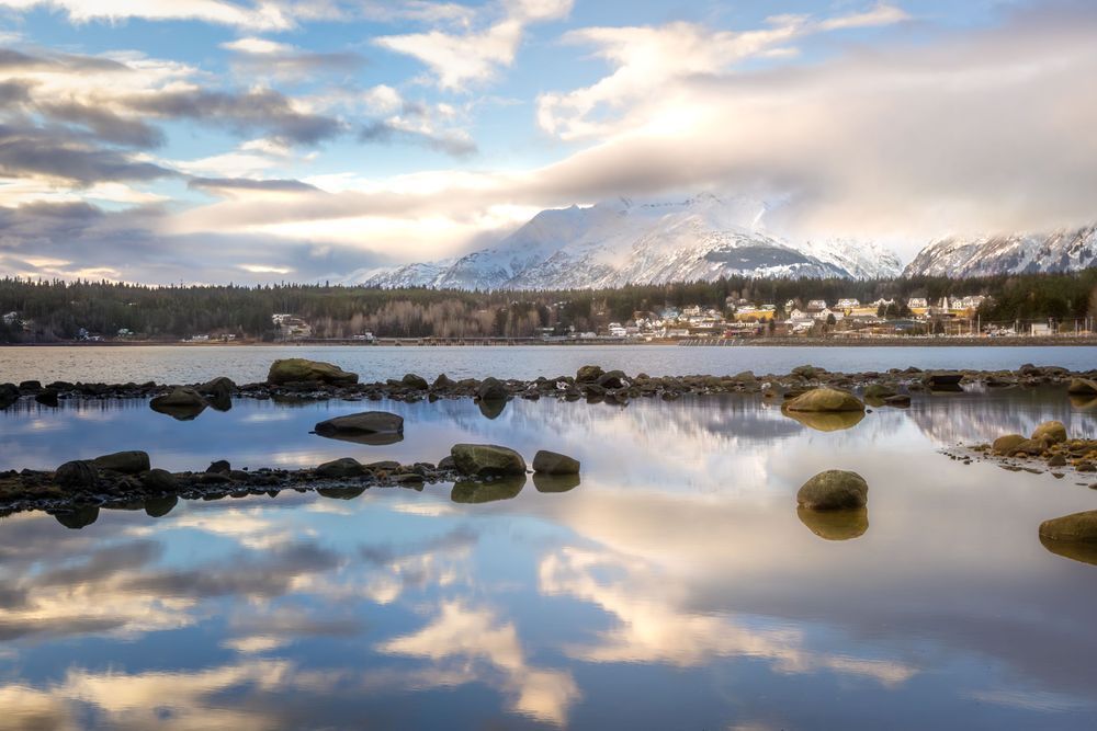 Townsite In A Tidepool, Haines, Ak Photography Art | Kim Clune Daydreams