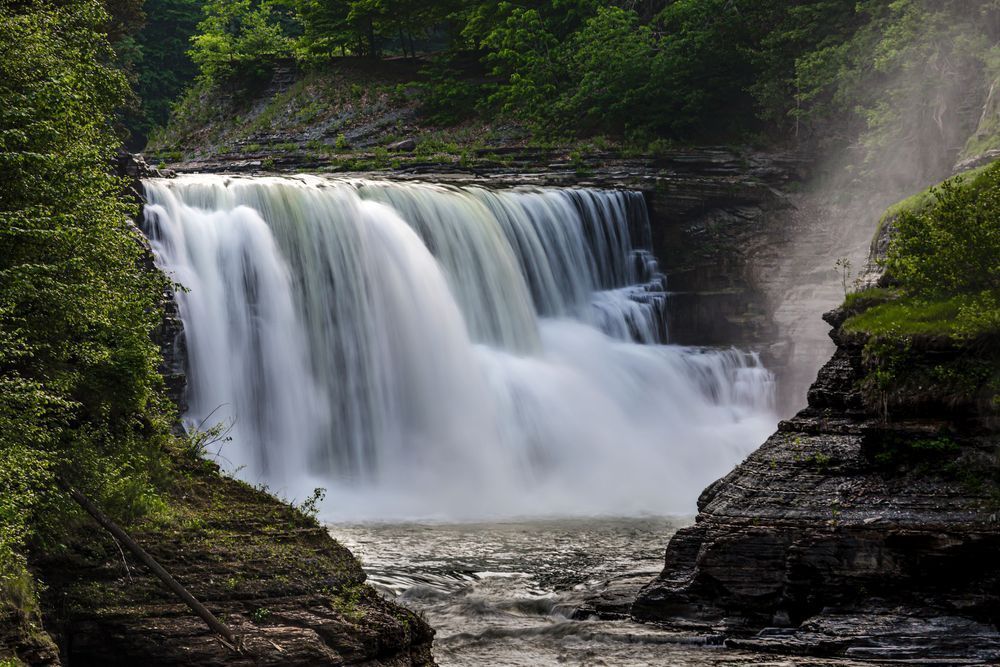 Lower Falls, Letchworth, New York Photography Art | Kim Clune Daydreams