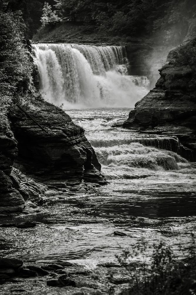 Letchworth Lower Falls Photography Art | Kim Clune Daydreams