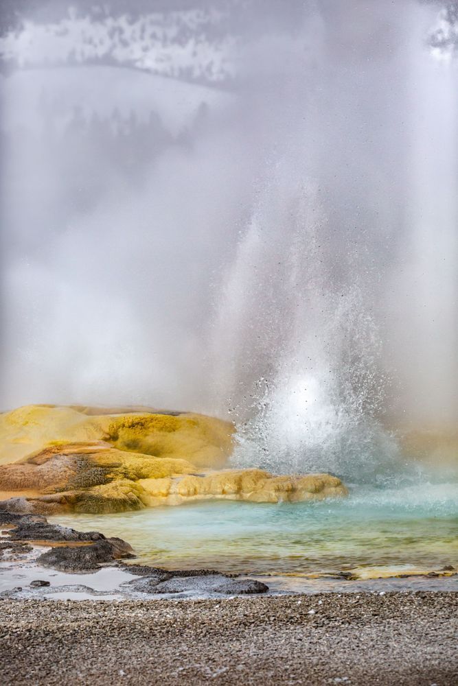 Clepsydra Geyser, Yellowstone Photography Art | Kim Clune Daydreams