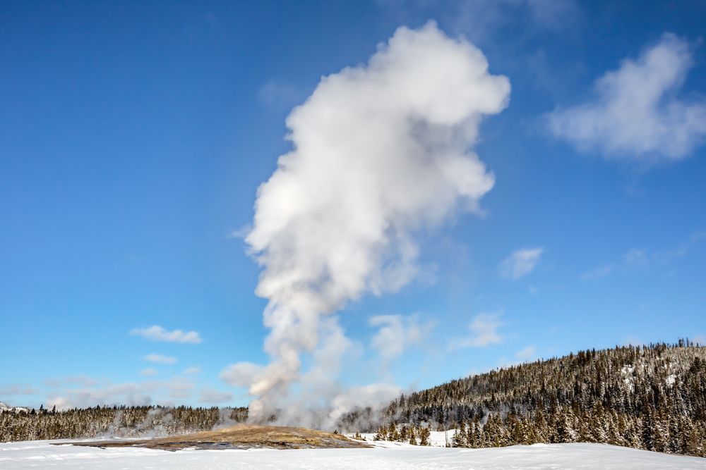 Old Failthful, Yellowstone Photography Art | Kim Clune Daydreams