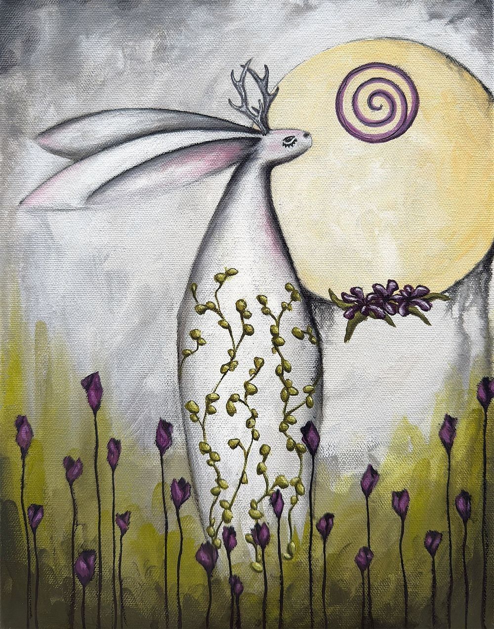 Grace of the Unbound Sacred Feminine Painting