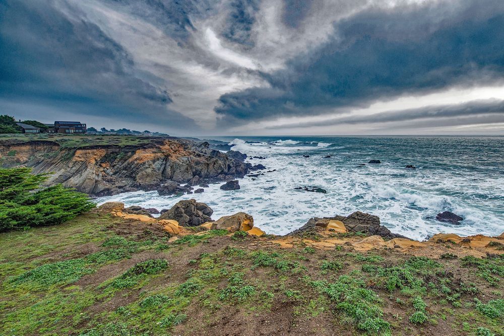 Cliffs In The Grip Of Tempest Photography Art | Sonoma Fine Photography