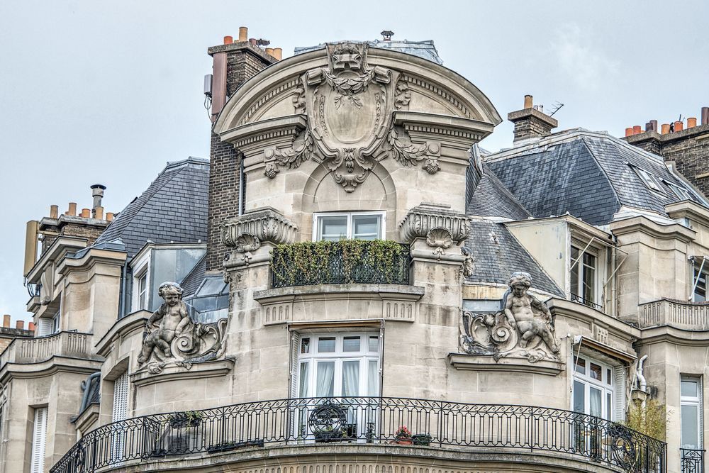 Baroque Facade In Paris Photography Art | Sonoma Fine Photography