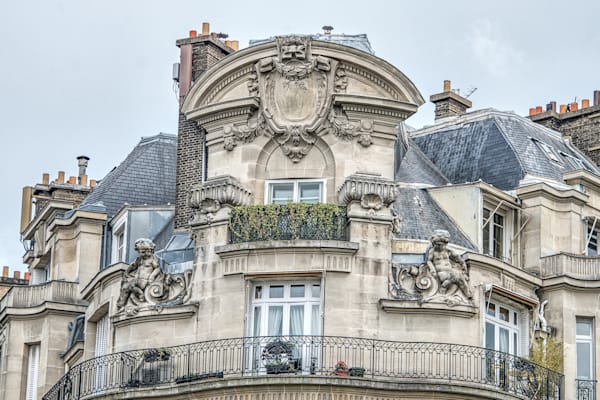 Baroque Facade In Paris Photography Art | Sonoma Fine Photography
