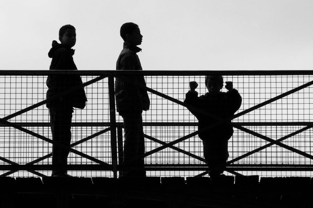 Boys On Bridge Photography Art | Sonoma Fine Photography