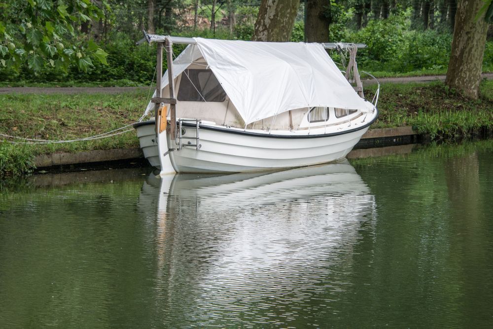 Boat On Canal Photography Art | Sonoma Fine Photography