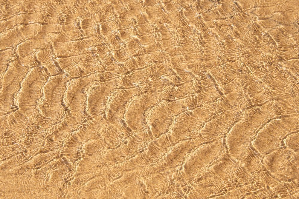 Rippling Creek Over Sand Photography Art | Sonoma Fine Photography
