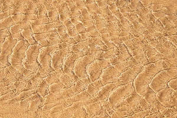 Rippling Creek Over Sand Photography Art | Sonoma Fine Photography