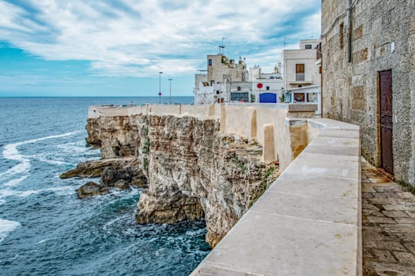 Puglia Seawall Photography Art | Sonoma Fine Photography