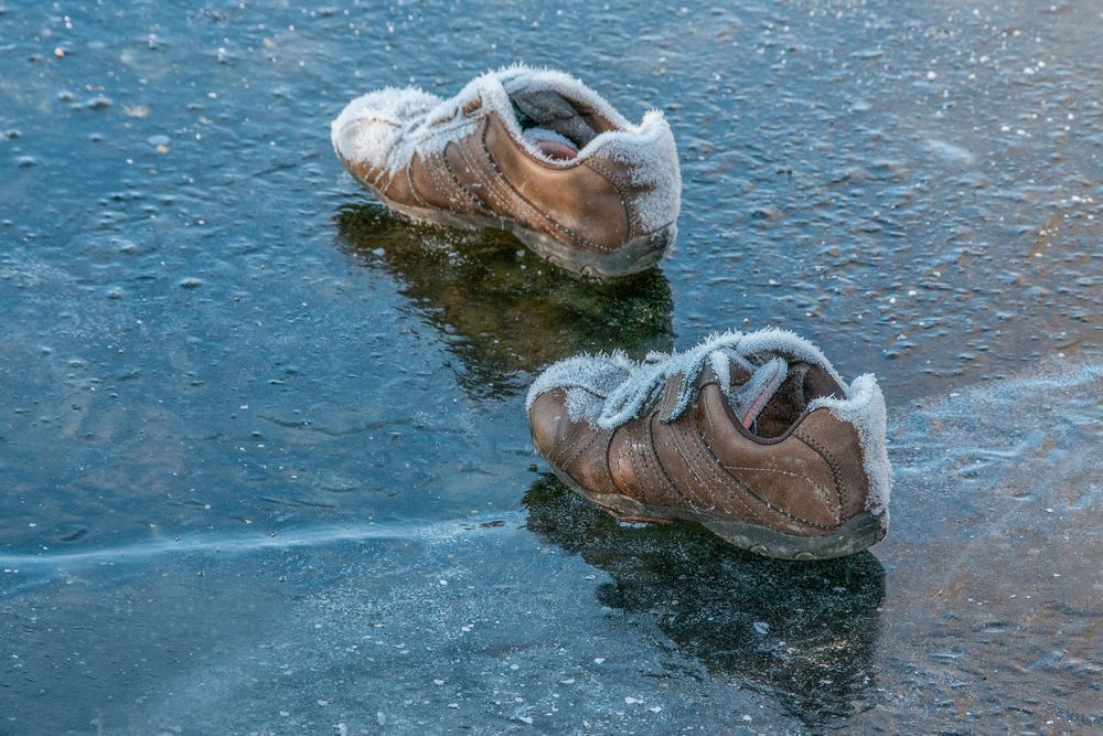 Frozen Shoes Photography Art | Sonoma Fine Photography