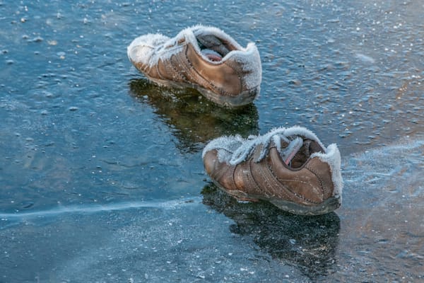 Frozen Shoes Photography Art | Sonoma Fine Photography