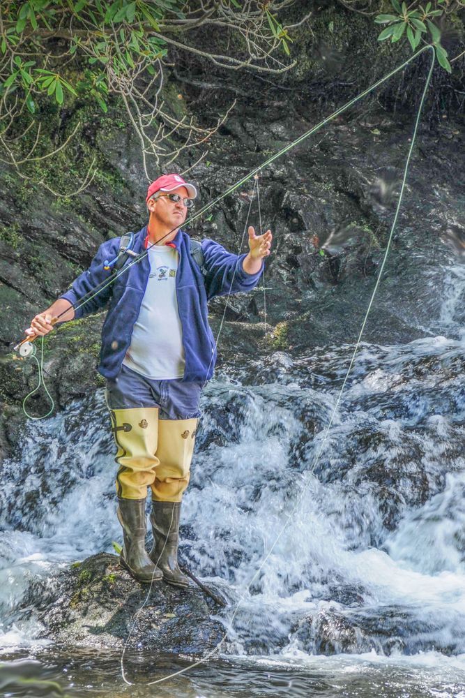 Fishing In The Rapids Photography Art | Sonoma Fine Photography