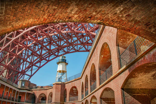 Fort Point Under Bridge Photography Art | Sonoma Fine Photography