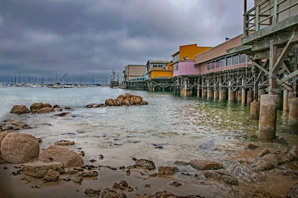 Gloomy Stillness At Monterey Wharf Photography Art | Sonoma Fine Photography