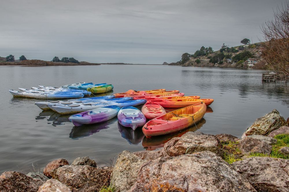 Kayaks In Jenner Photography Art | Sonoma Fine Photography